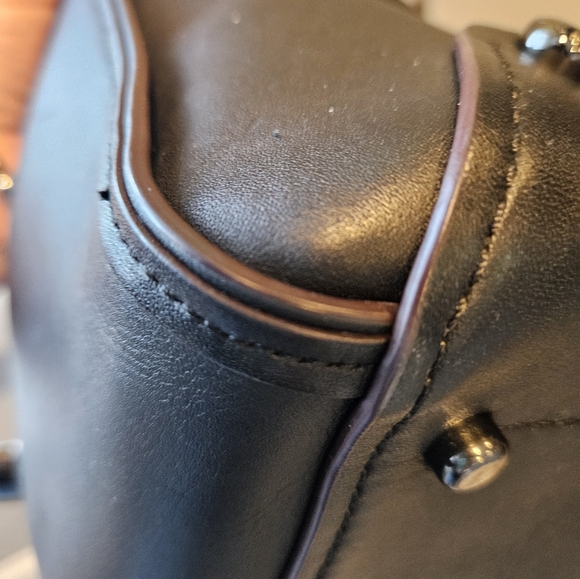 Coach Drifter Tophandle Satchel Willow Floral Tea Rose Applique (54079) - Picture 11 of 16